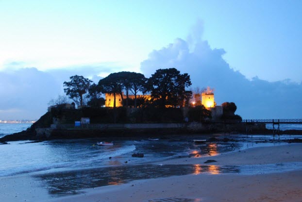 Imagen del Castillo de Santa Cruz en oleiros